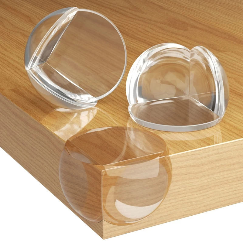 

12 Pcs Transparent Corner For 8 Corner Guards Bumper Protection For Babies And Children L Shape Extra Thick And Soft Odourless