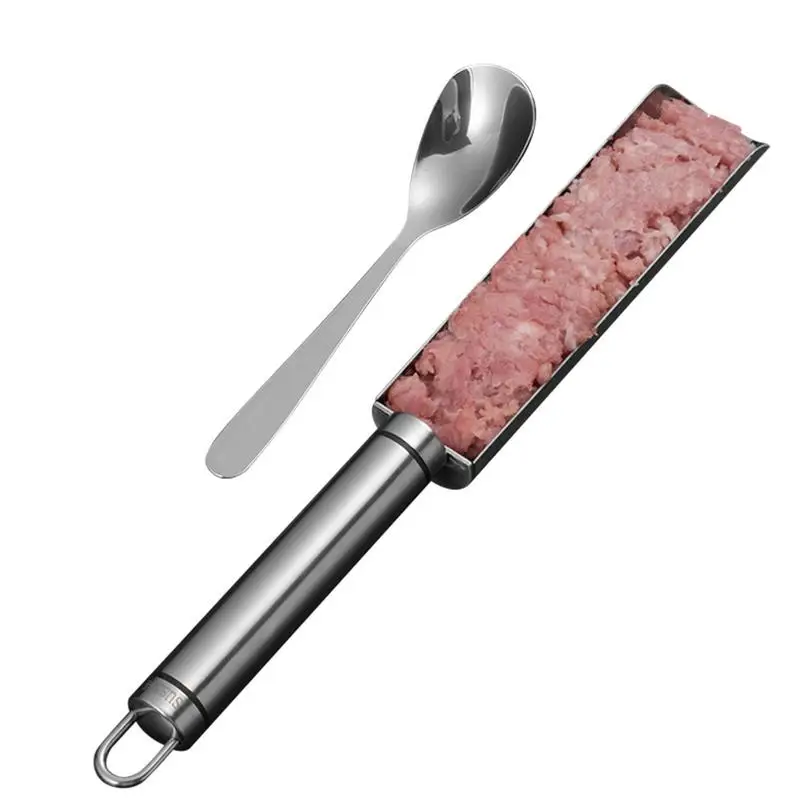 

Creative Kitchen Meatball Maker Meat Ball Scoop Long Handle Ball Maker Non-Stick Cylinder Meatball Maker For Kitchen