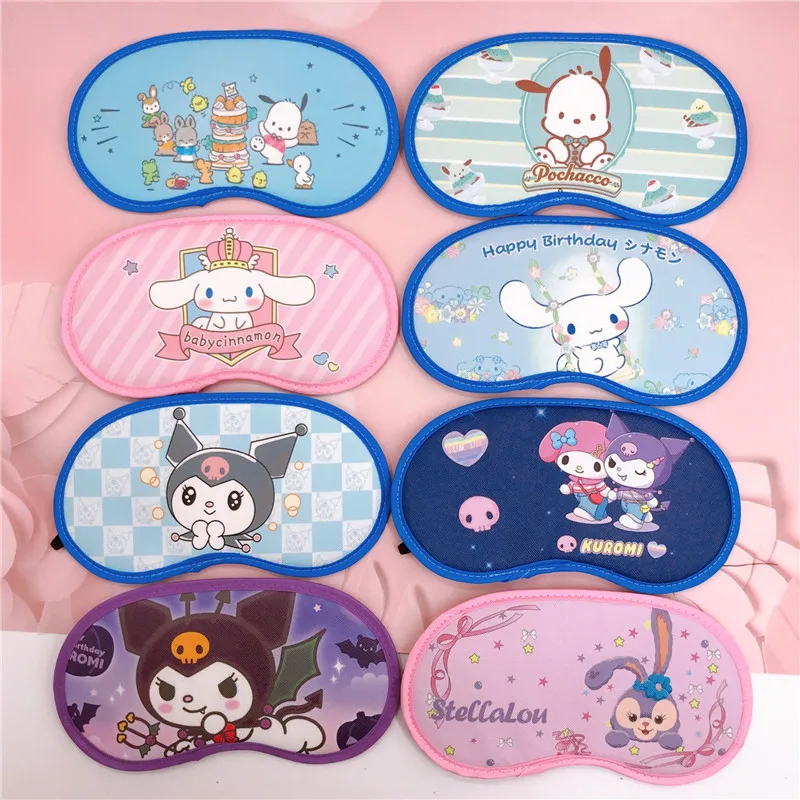 

Sanrio Kawaii Pachacco Kuromi Cinnamoroll Patch Cartoon Cute Adult Children Students Sleep At Lunch Break Currency Eyeshade