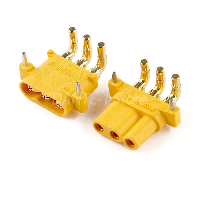 Трехконтактный горизонтальный изогнутый штырь штекер и гнездо модель двигателя