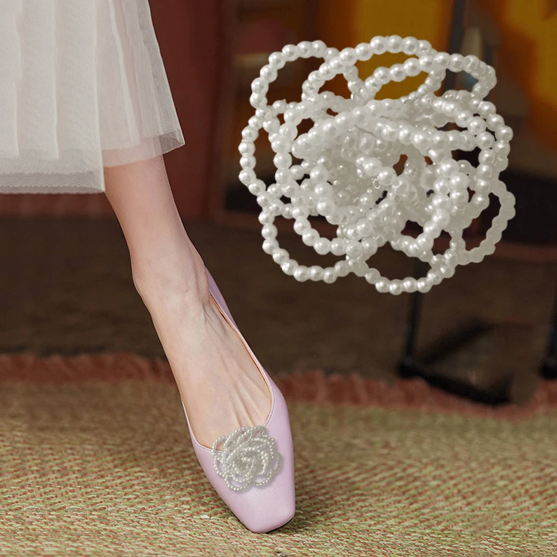 

2 шт., жемчужные зажимы для обуви