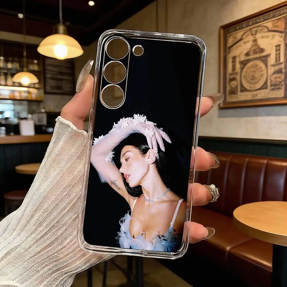 Фото Чехол для телефона D-Dua L-Lipas Singer для Samsung Galaxy A71, A70, A52, A51, A40, A30, прозрачный чехол №4