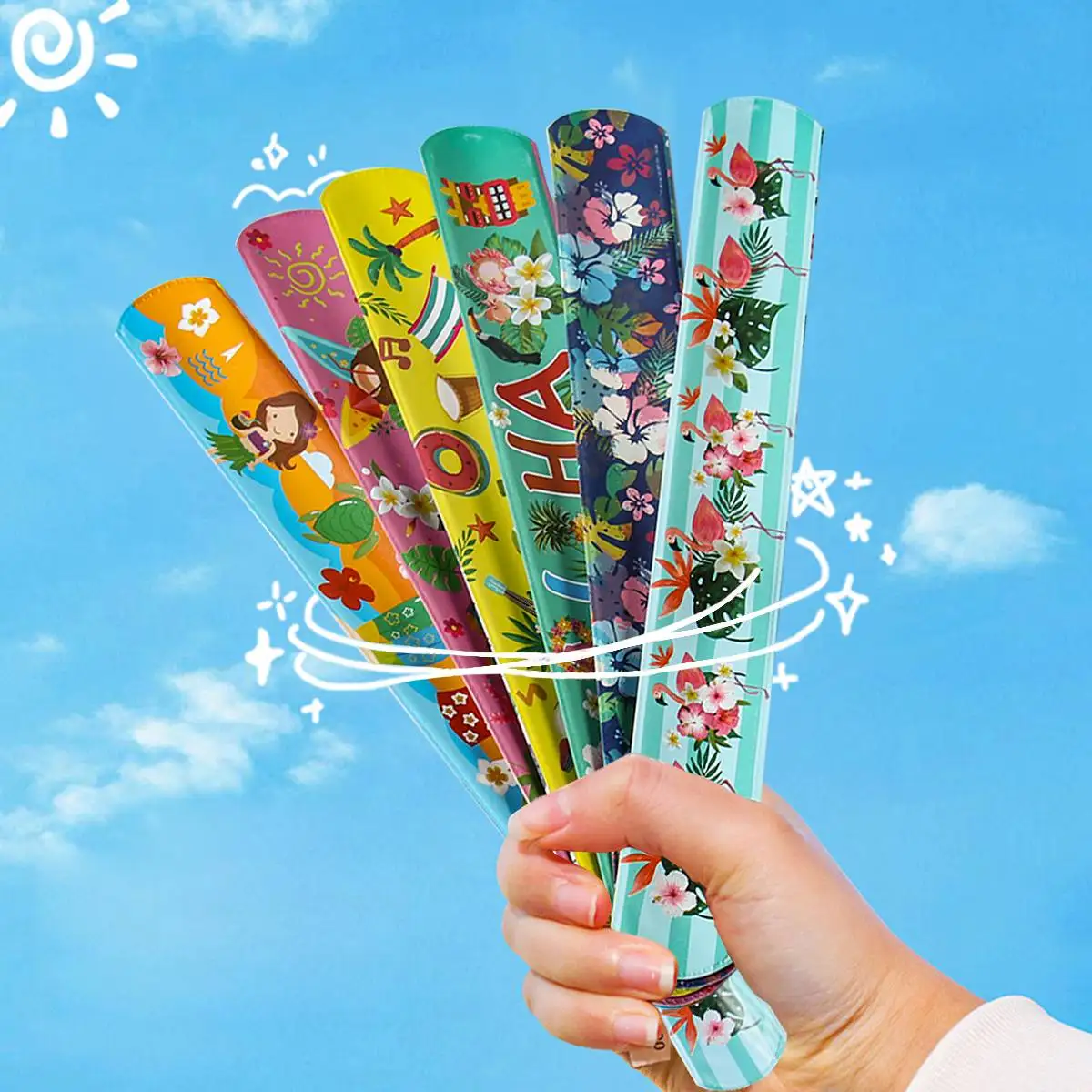 Набор Браслетов С Изображением Динозавра Русалки Единорога И Животных-сувениры