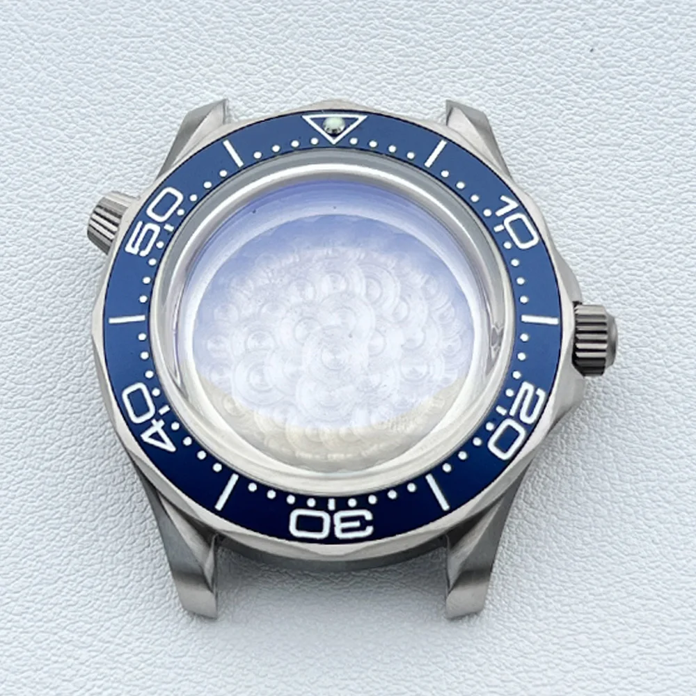 Heimdallr Watch Parts 42.23mm Titanium Sea Ghost 007 Watch Case Sapphire Aluminum Insert Suitable For NH35/36 Movement
