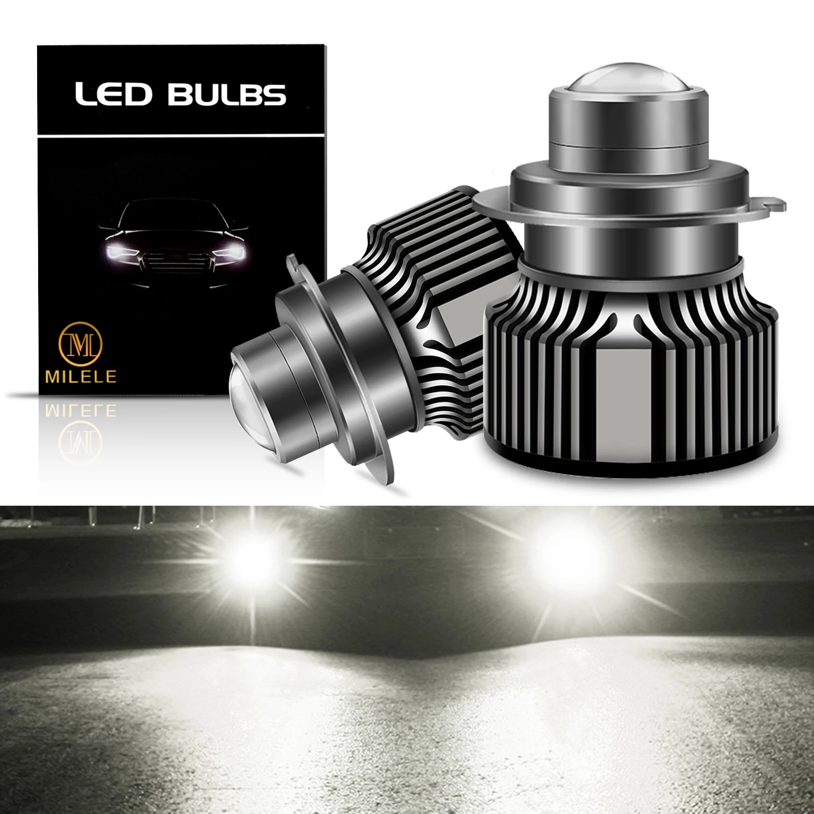

T3 Laser Lens 120W H7 Led Car Headlight Bulb H11 Headlamp H8 H9 9005 HB3 9006 HB4 2500K 3000K 6000K Turbo Fog Light For Car 12V