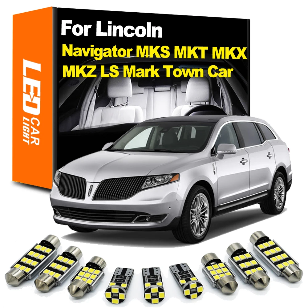 

Zoomsee For Lincoln Navigator MKS MKT MKX MKZ LS Continental Town Car Towncar Mark VIII LT Aviator Car Interior LED Light Kit