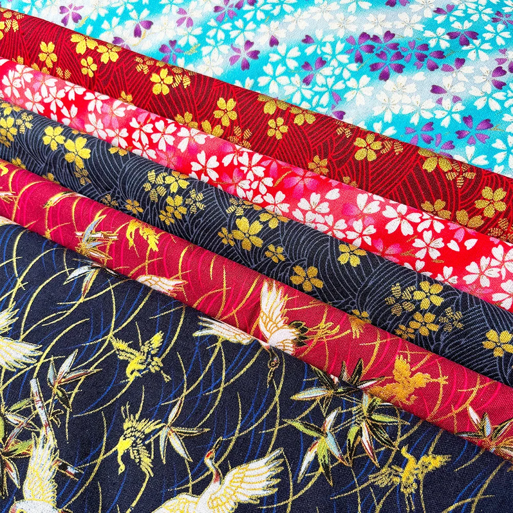 Кимоно в японском стиле из чистого хлопка позолота печать Cheongsam одежда для женщин