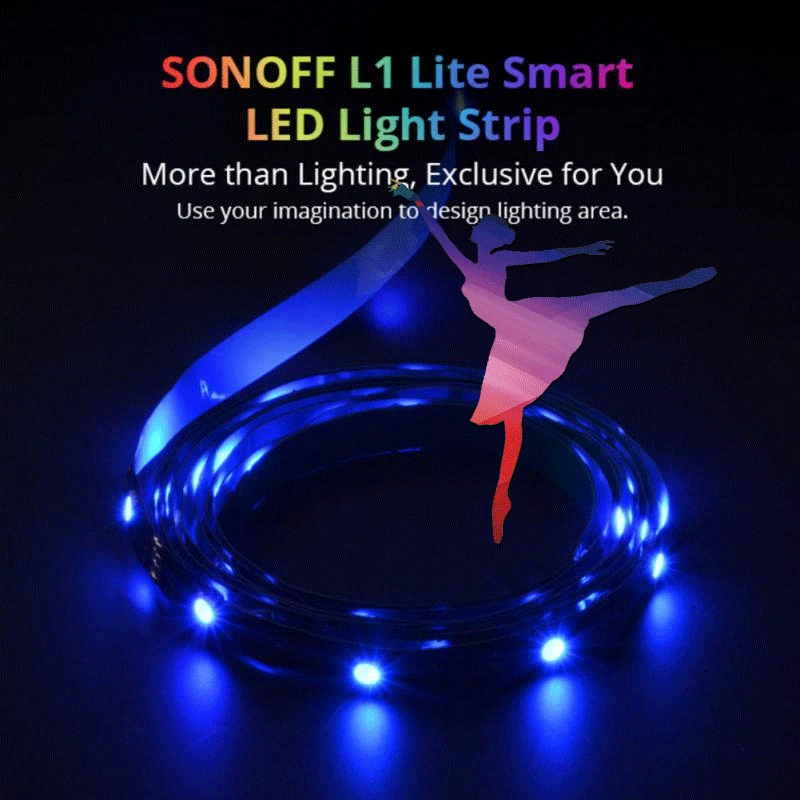

Умная Светодиодная лента SONOFF L1 Lite с поддержкой Wi-Fi, 5 м