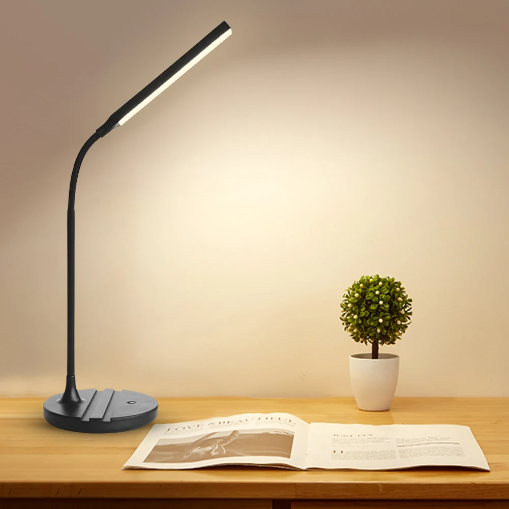 

Table Lamp Eyes Protection Touch Dimmable LED Light Student Dormitory Bedroom Reading USB Rechargable Desk Lamp Special Gift