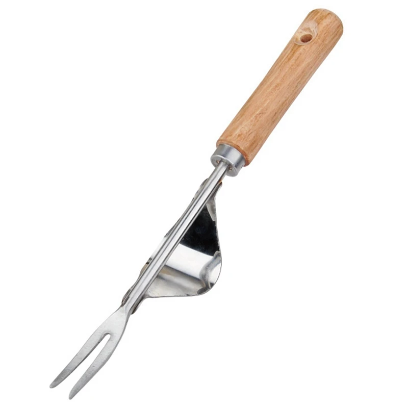 

2 шт., многофункциональный инструмент для удаления одуванчиков с деревянной ручкой