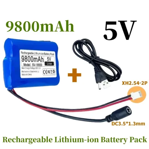 Jedila 5V-18650 Микрокомпьютер с аккумулятором 6800-12800 мАч