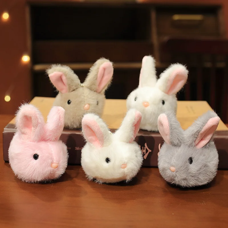 

Super Cute Mini Rabbit Bunny Plush Stuffered Dolls Boys Boys Girls Children Gifts Keychain Pendant Bag Car Pendant Baby Gifts