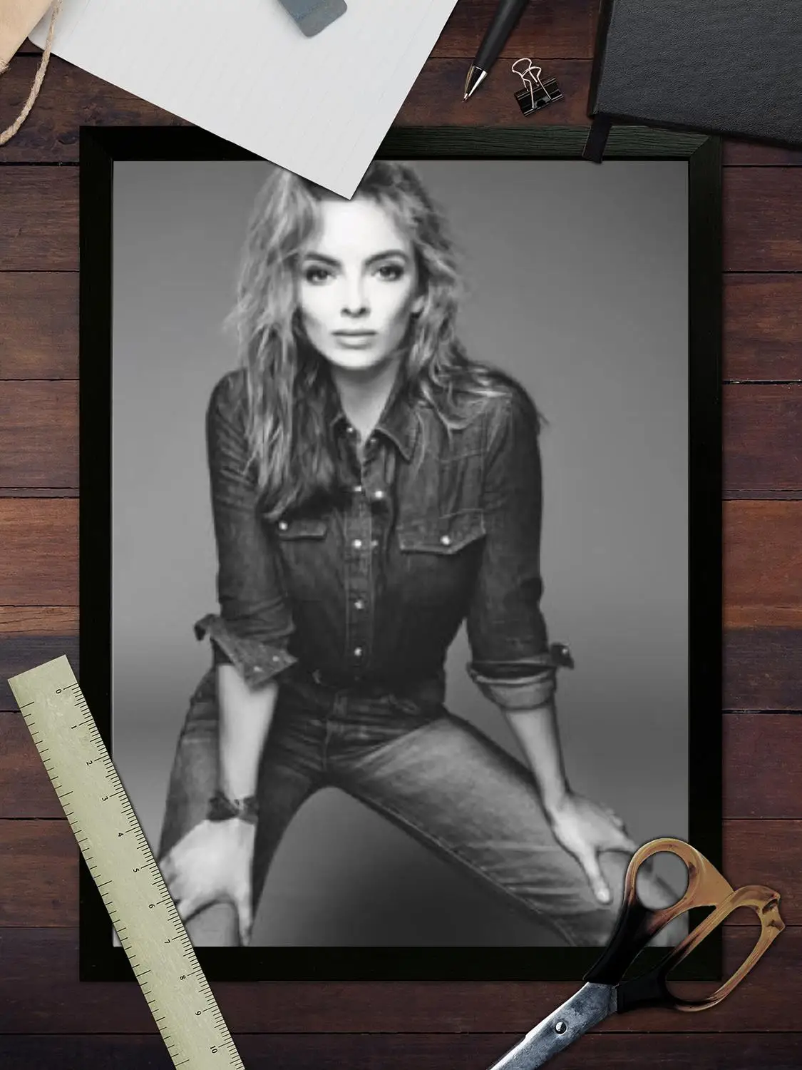 jodie comer художественный постер на холсте и настенное искусство печать с