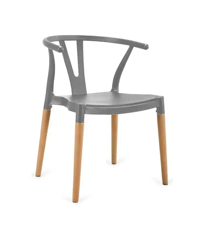 Набор из 4 стульев дзен. На выбор белый серый или черный. 56 см (ширина) 72 (высота) 53