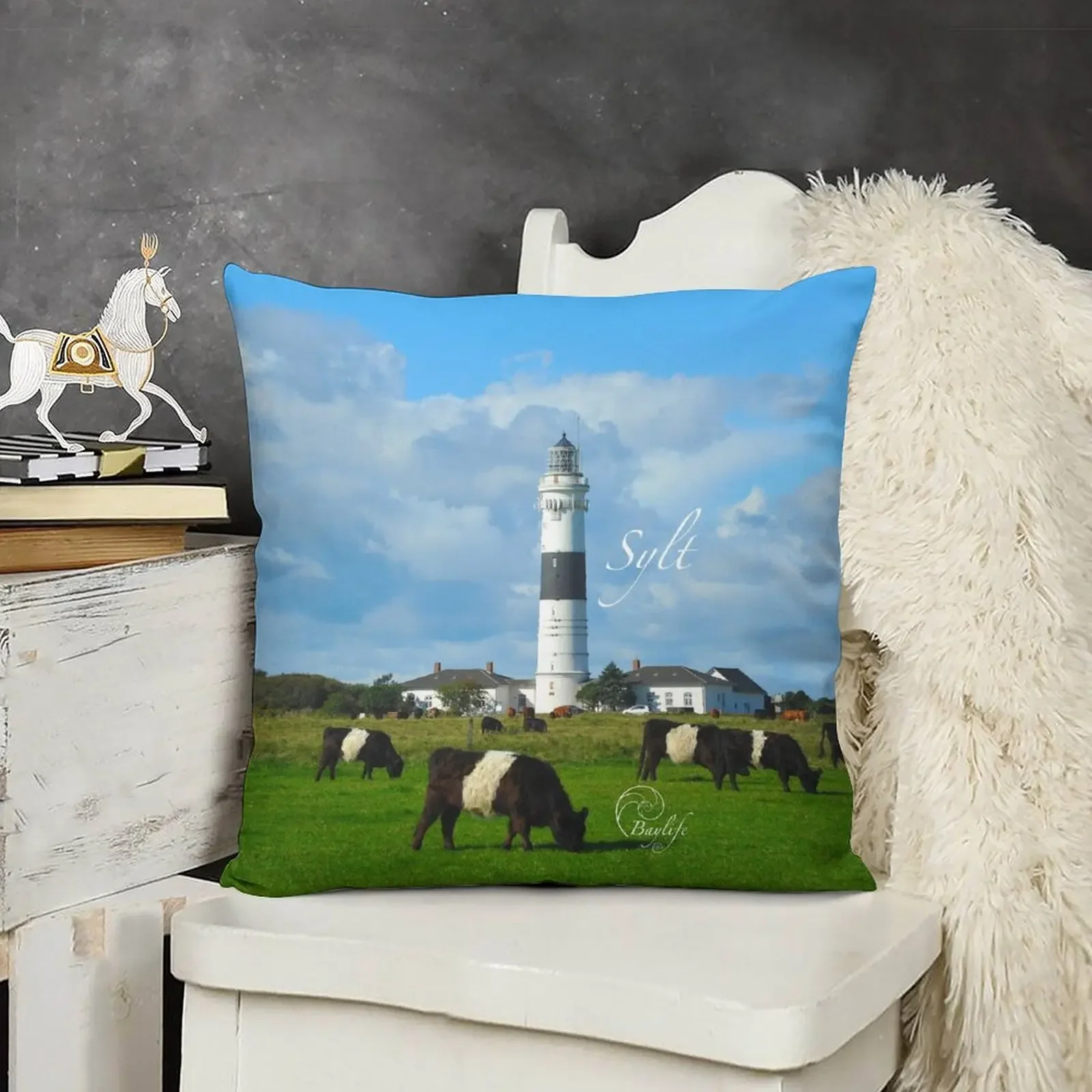 Sylt маяк Kampen Langer Christian декоративная подушка наволочка роскошные наволочки для