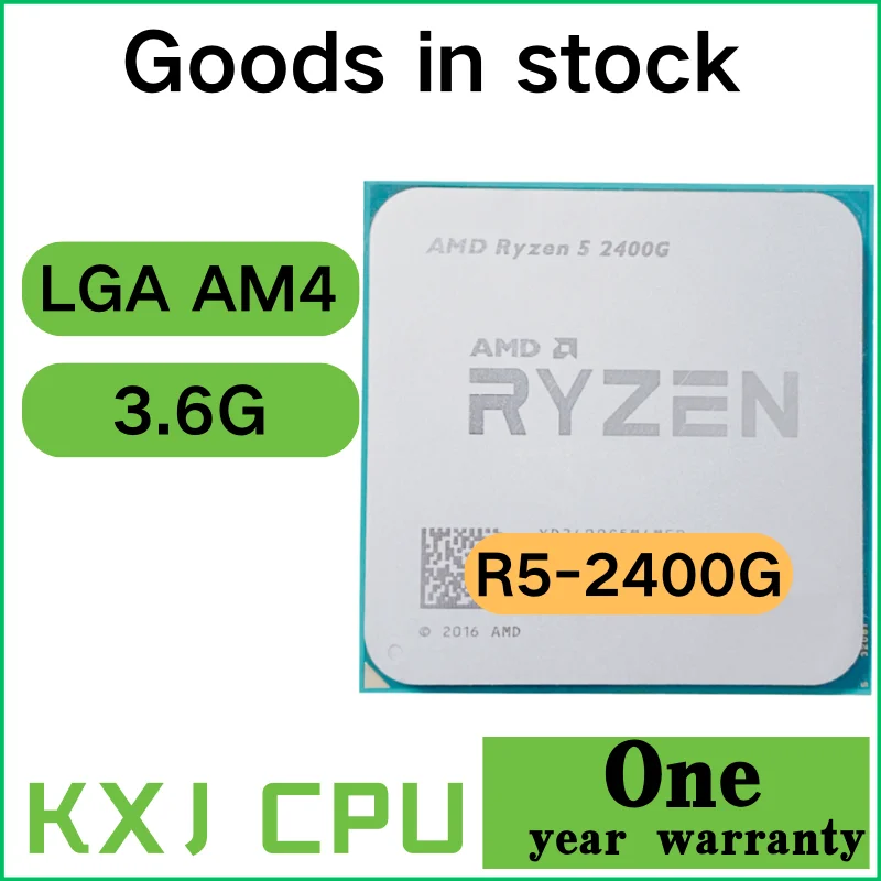 

AMD Ryzen 5 2400G R5 2400G 3,6 ГГц четырехъядерный четырехпоточный процессор 65 Вт YD2400C5M4MFB разъем AM4