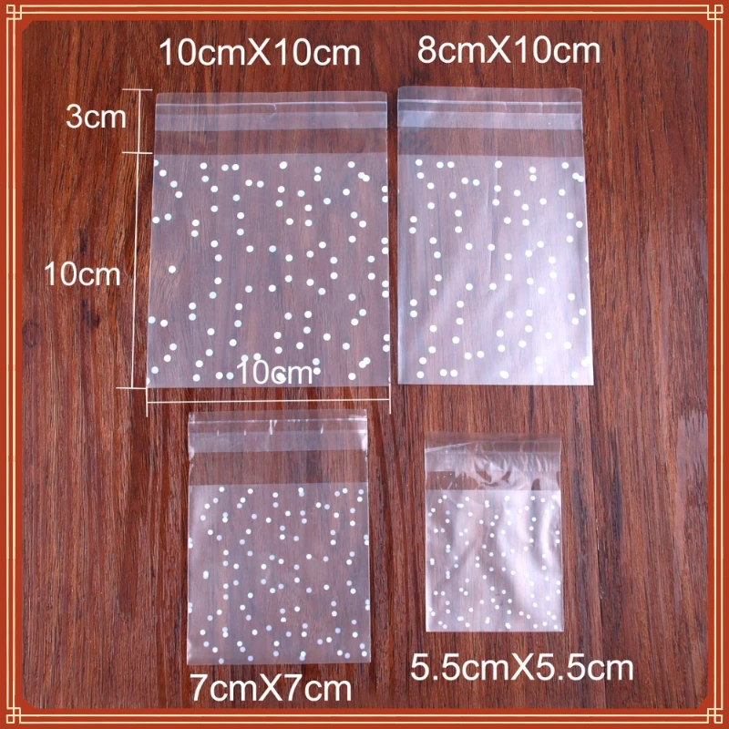 

Bag Packing Transparent Cellophane Candy Cookie Gift Bag Christmas Bags Frosted OPP Birthday Candy Packaging Bag Pouch