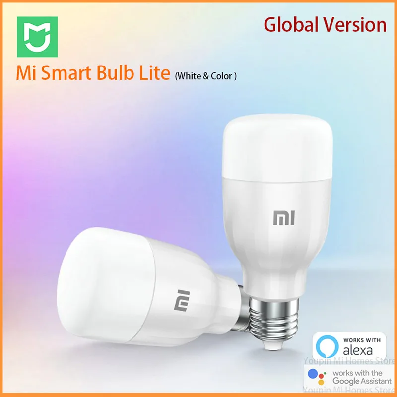 Global Version Mjia Smart Lamp Lite Led Lights Color LED APP WIFI Voice Control Temperature Bulb Room Decor Night Lights