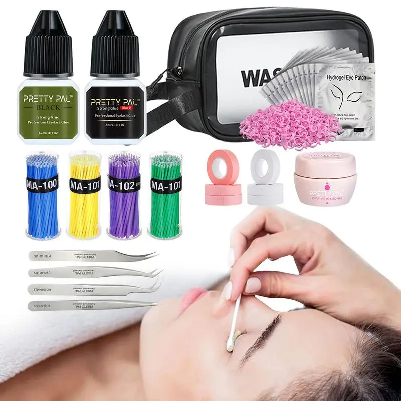 

Eyelash Extension Tool Set Lash Extension Practice Tools For Beginners Professional Eye Lash Extension Beauty Tools For Makeup