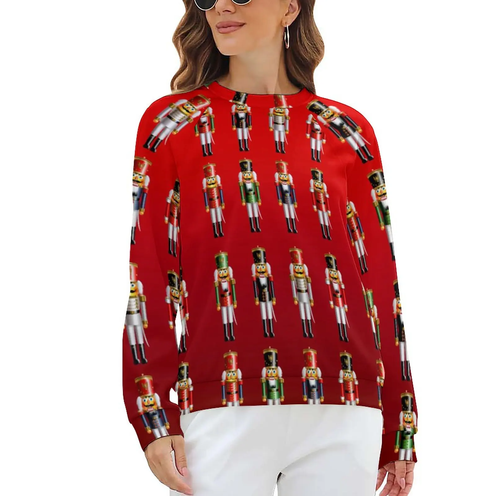 

Женская толстовка с капюшоном и длинным рукавом, с принтом