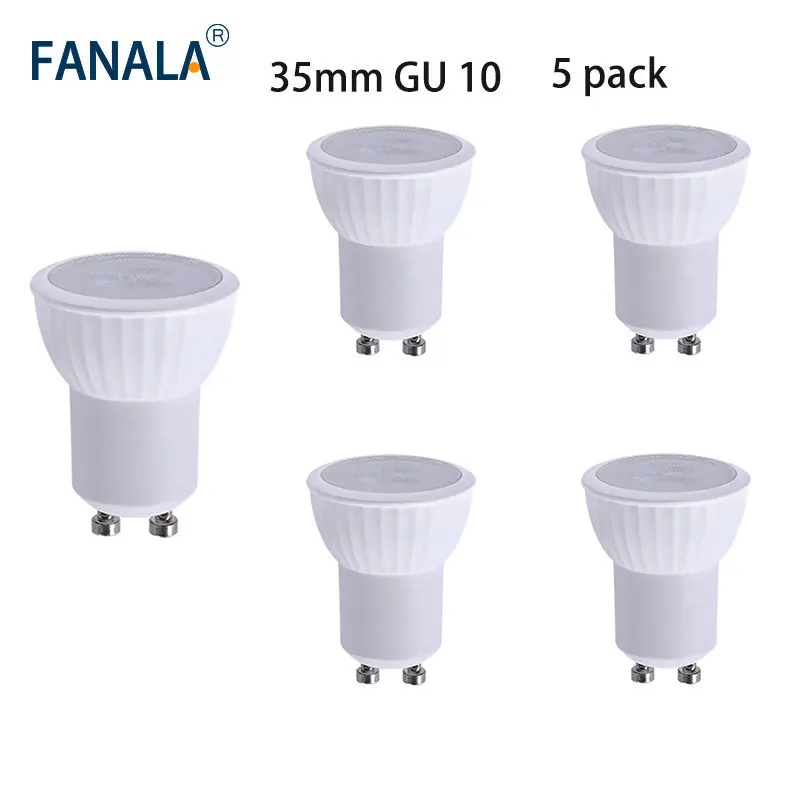 

DAFIFY Светодиодная лампа GU10 3 Вт Теплый/Холодный белый 5 шт