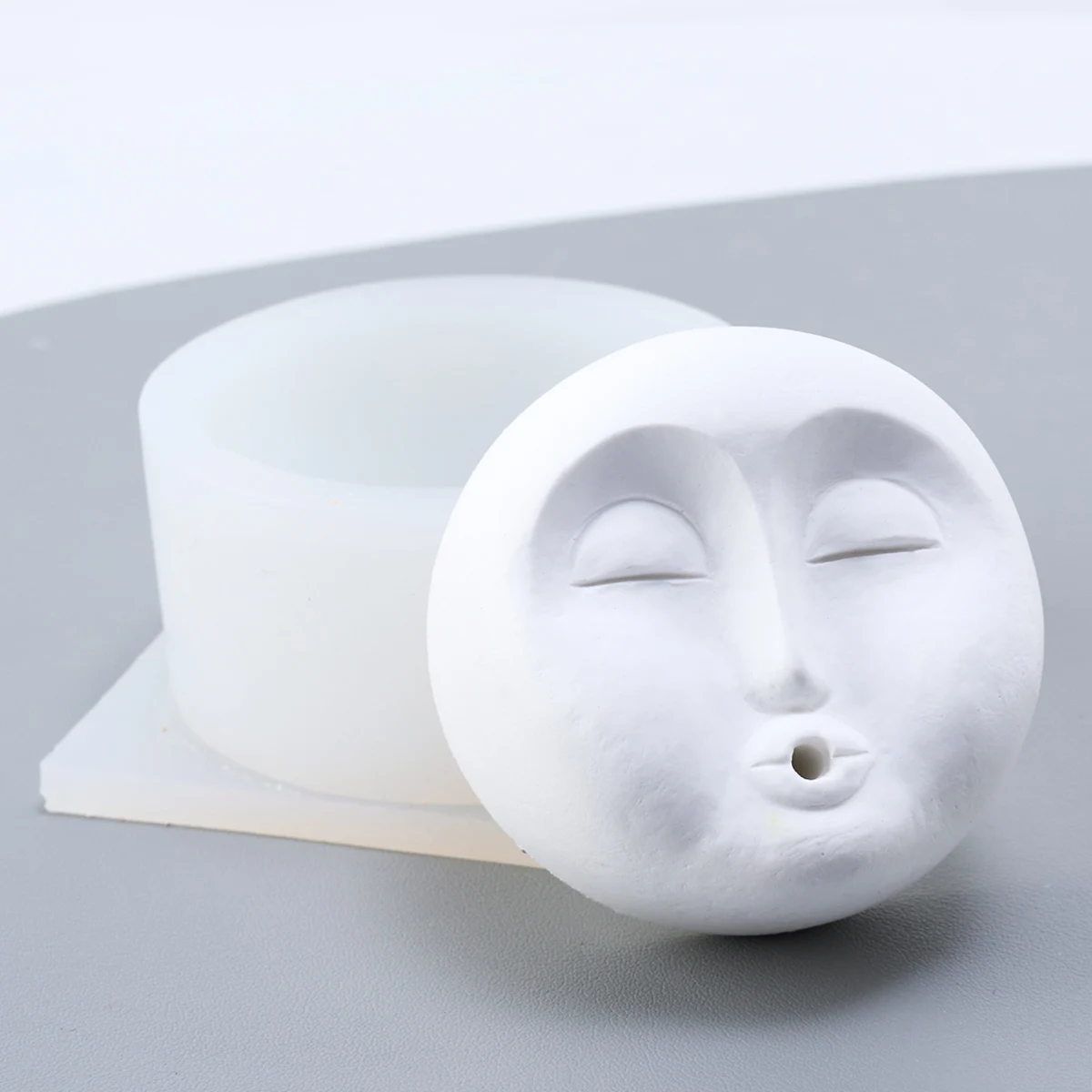 Основа для благовоний с человеческим лицом силиконовая форма пластырь