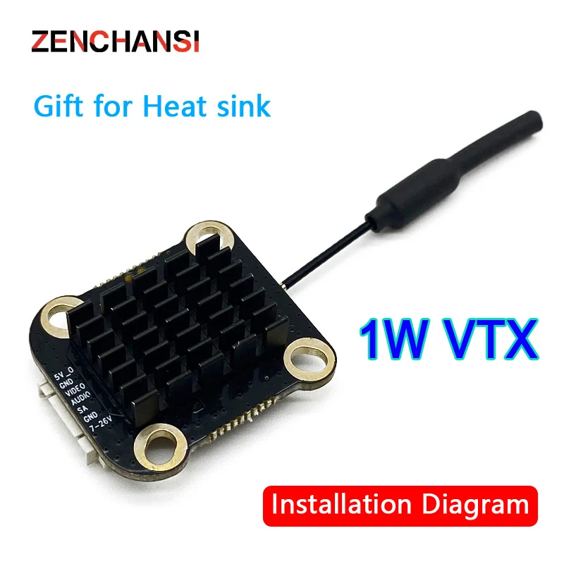 5 8G 48-канальный передатчик дальнего действия VTX FPV 100 мВт/200 мВт/400 МВт/1000 мВт