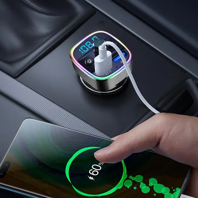 

Car Charger Port Quick Charge Fast Charging Pots Socket Accessories For Mobiles Portable Car Adapter For Cell Phones Laptops