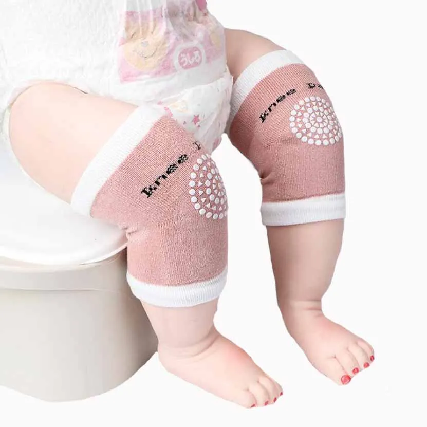 

baby knee pads cotton infant crawling toddler socks New four seasons half-loop non-slip dispensing children's protective gear