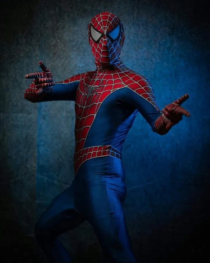 

Костюм для косплея Marvel на Хэллоуин, классический костюм Райми, Человек-паук, костюм для косплея с 3D принтом для детей и взрослых, костюм Зентаи, боди для человека-паука