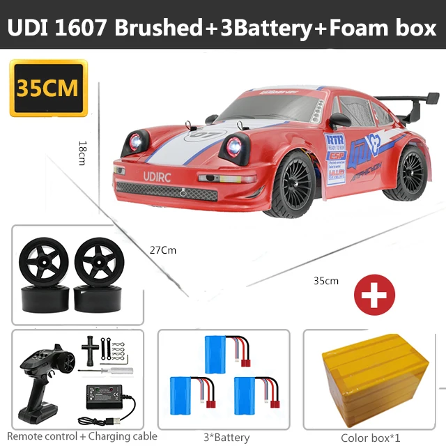 UDIRC 1603 1604 автомобиль Pro RC 2 4G 1/16 50 км/ч высокоскоростной бесщеточный полноприводный