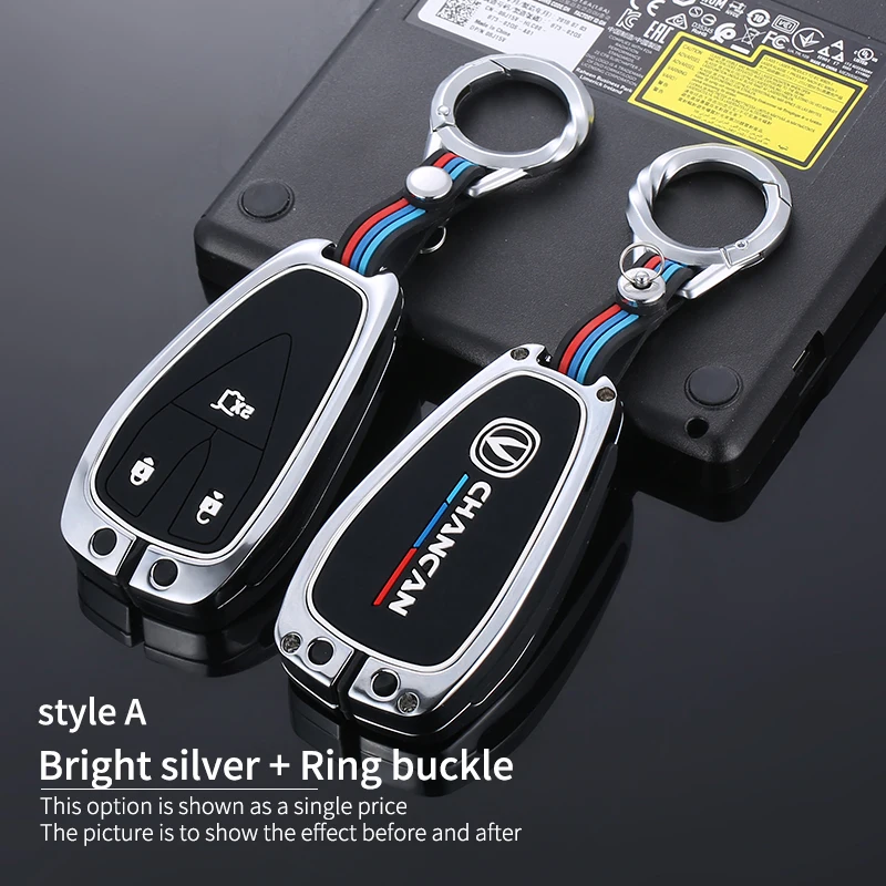 

Car Remote Key Fob Case Cover Shell For Changan CS35 CS55 CS75 Plus Eado UNIT UNIK 2019 2020 2021 Oushang X5 X7 EV Accessories