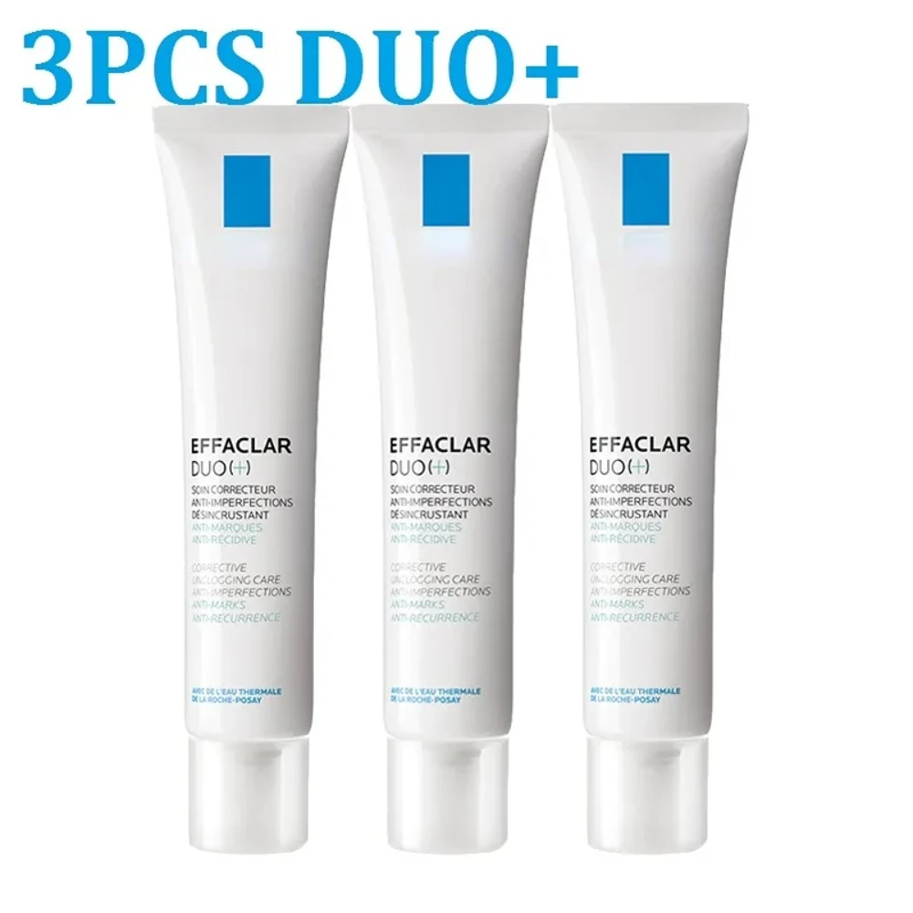 

3PCS La Roche Effaclar Duo+/K+/B5/Whitening Acne Removal Cream Acne Spots Oil Kmilk Control Acne Moisturizing Cream Face Care