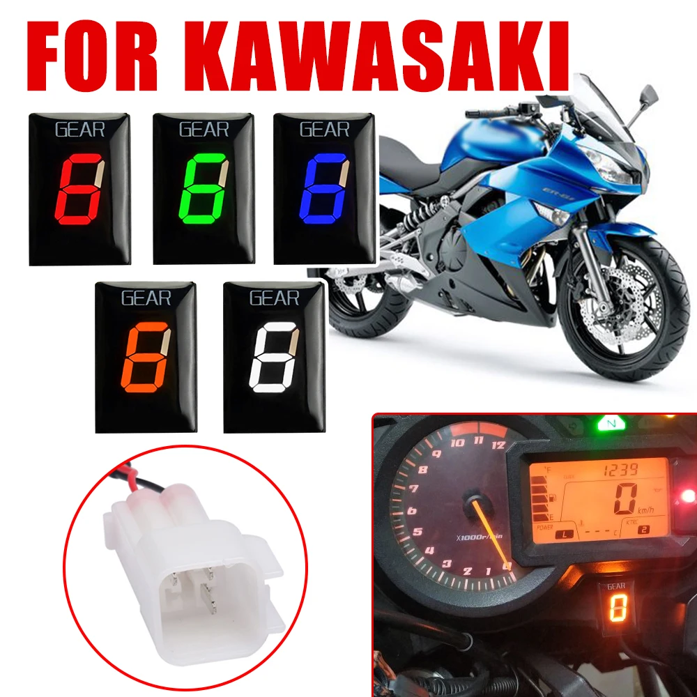 Gear Indicator For Kawasaki ER6N ER-6N ER6F ER-6F Z750 Z1000 Z-750 Z-1000 ER4N ER-4N ER4F ER-4F Motorcycle Accessories Display