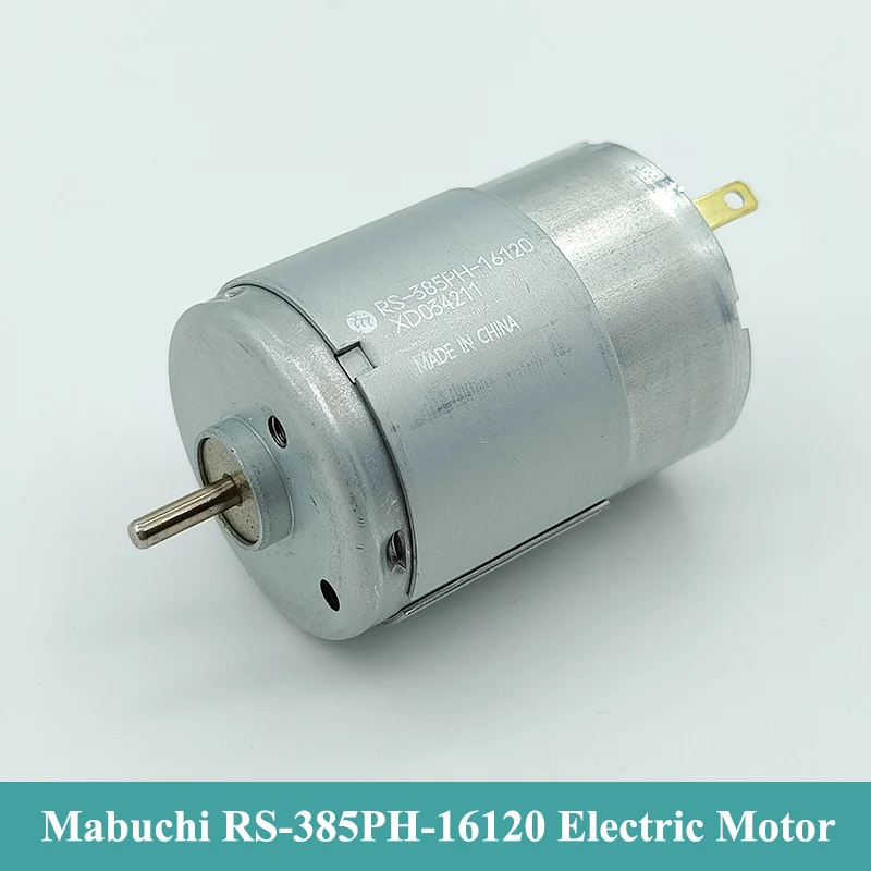 

MABUCHI RS-385PH-16120 Micro 385 Motor DC 12V 18V 24V 11000RPM Mini 28mm Round Carbon Brush Motor DIY Printer Copier Toy Model