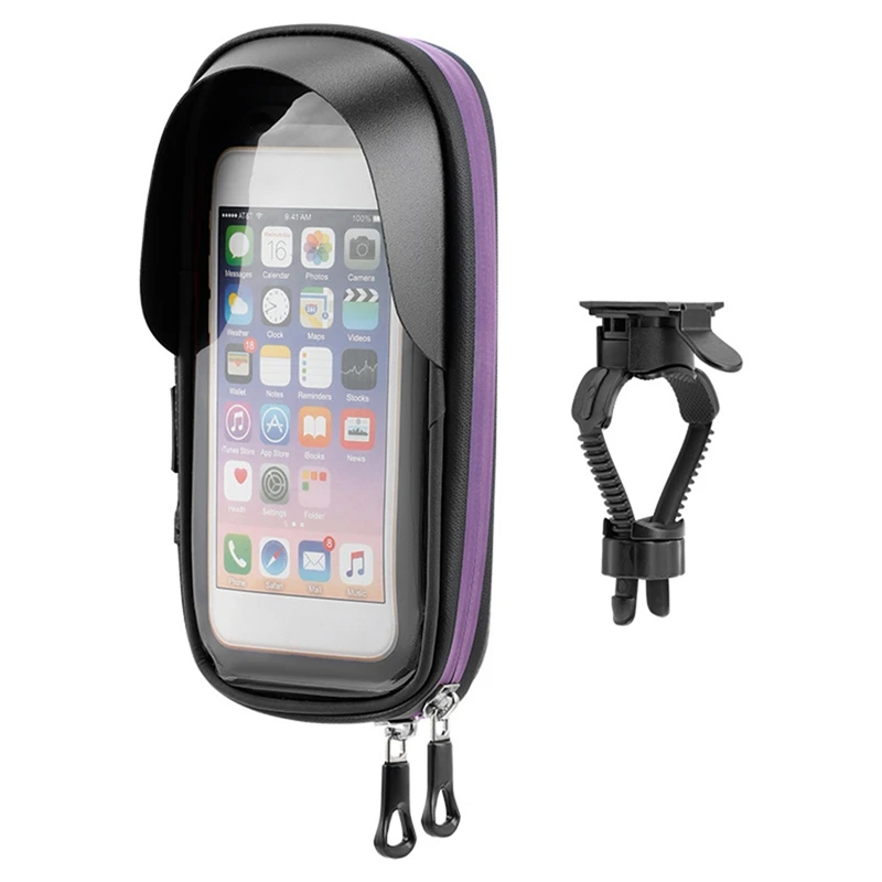 

Bike Phone Bag Bike Phone Mount Bag Motorcycle Handlebar Phone Holder Stand For Mobile Cell Phones
