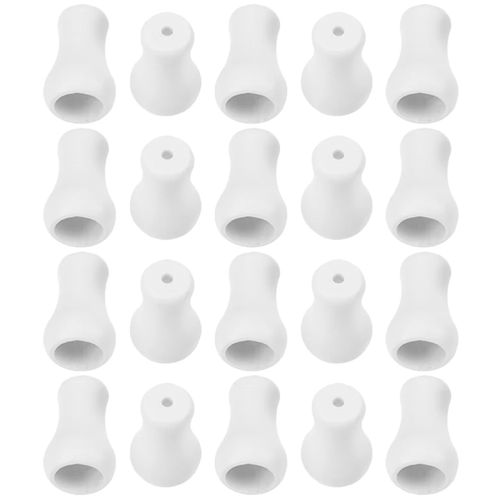 

20 Pcs Shutter Knob White Accessories Window Blind Pull Cord Ends Curtain Drops Tassel Plastic Blinds Holder Crafts