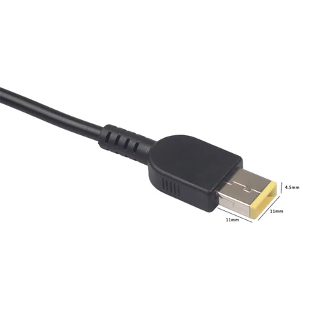 USB-разъем Type-C с квадратным разъемом постоянного тока и кабелем-переходником PD для Lenovo Thinkpad