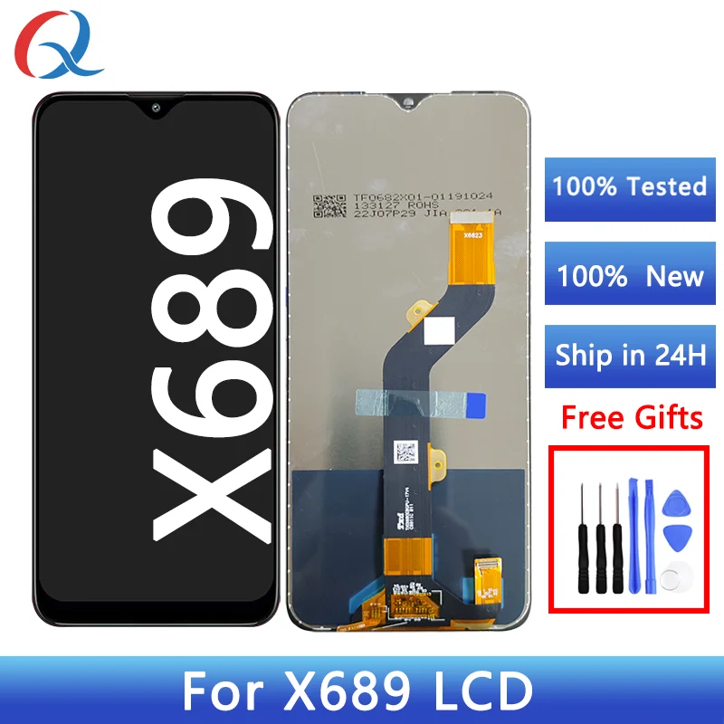 Infinix HOT 10S X689 ЖК-дисплей С Цифровым Сенсорным Экраном И Дигитайзером Сменный