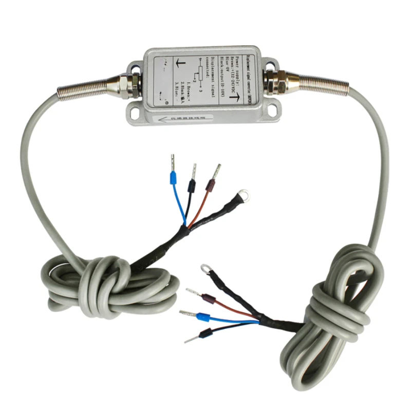 

Plug Voltage Current Transmitter Module 0-5v0-10v 4-20mA Transmitter Displacement Sensor Amplifier