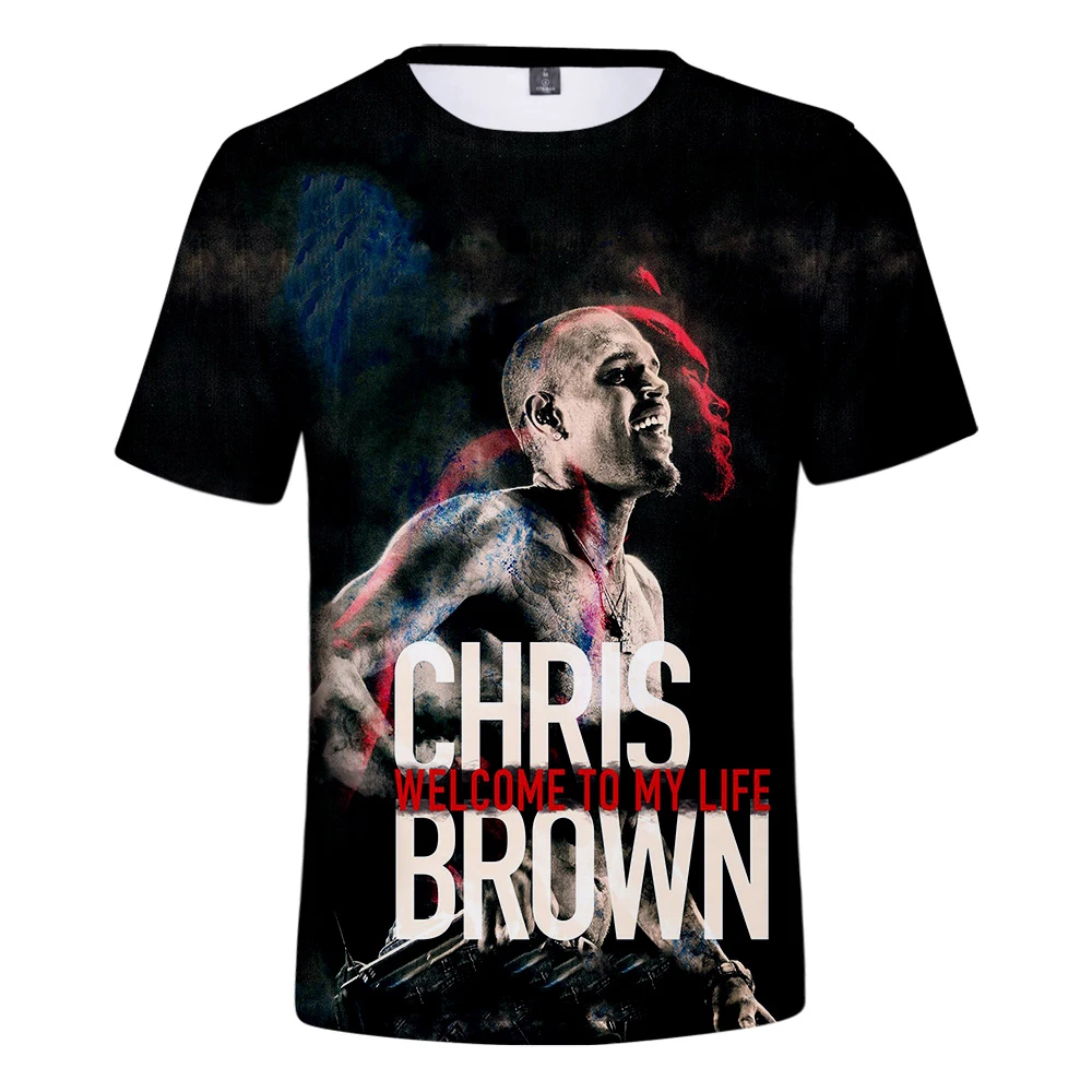 

2023 Hot Sale Singe Chris Brown 3D Printed T-shirt Unisex Summer Short Sleeve T Shirt Men Casual Streetwear Oversized Tops Tees