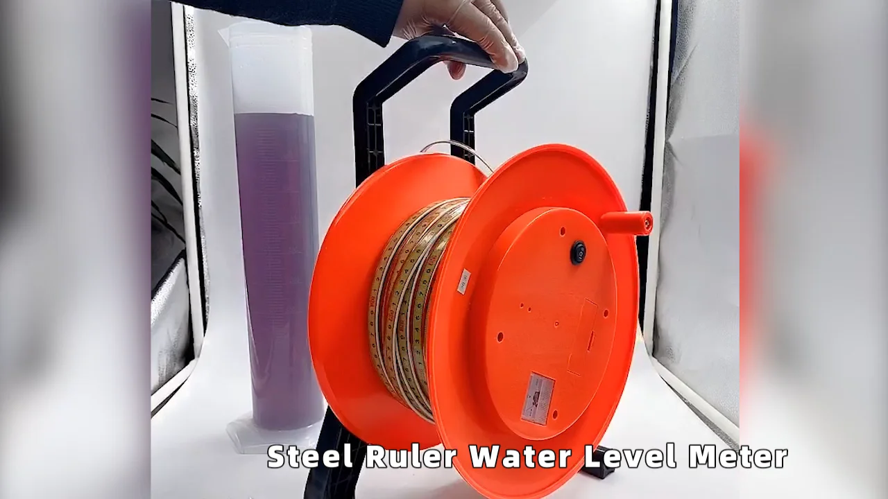 

china150m Deep Well Steel Tape Depth Sounder Water Level Meter water depth measurement