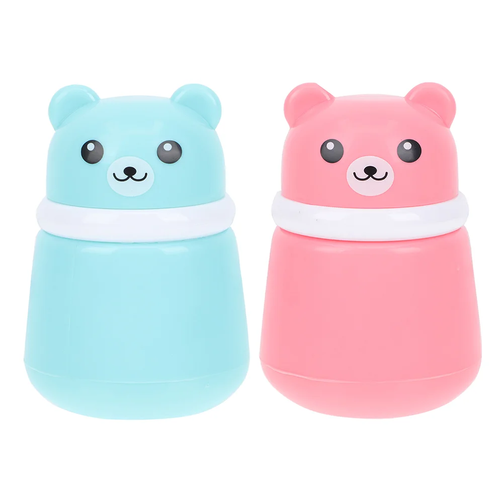 

Box Puff Bottle Case Container Bath Baby Infant Body Talcum Holder Storage Toddler Loose Cartoon Dispenser Makeup Household