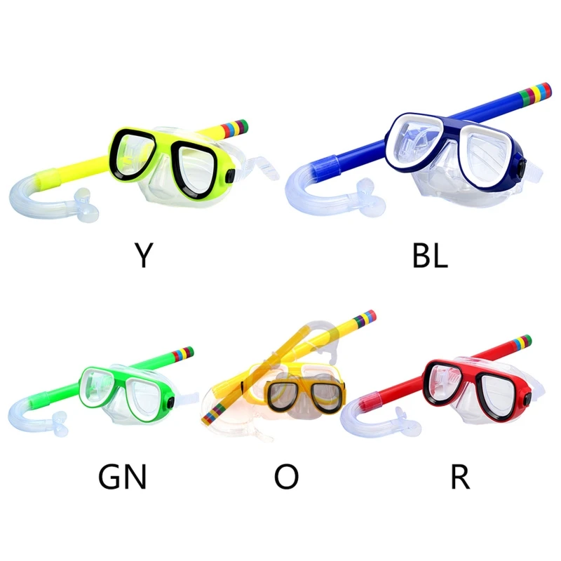 

Детский набор для снорклинга, маска для подводного плавания, очки для плавания, очки с сухой трубкой, снаряжение для дайвинга