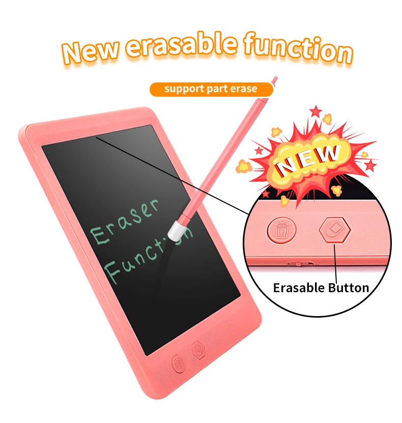 

Partially erasing drawing board children's graffiti board digital drawing tablet educational toy LCD handwriting tablet portable
