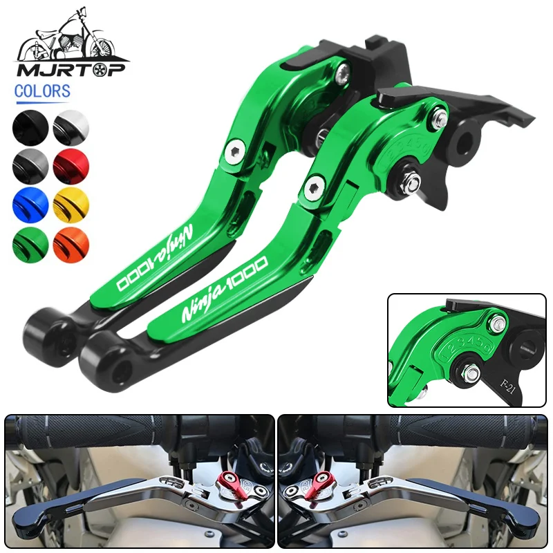 

NEW Pair Folding Extendable adjustable Motorcycle Brake Clutch Levers For KAWASAKI NINJA 1000 Ninja1000 Ninja 1000 2017-2020