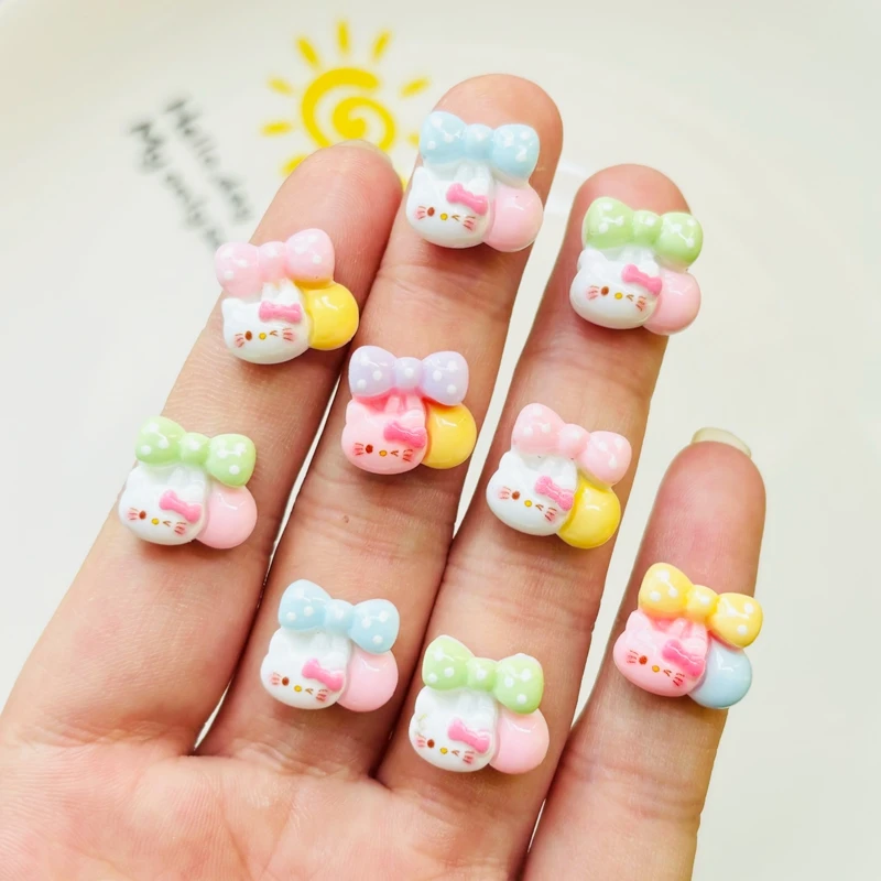 20 Шт. Мини-фигурки Животных Из Мультфильмов Модель Смолы Вишневый Кот Украшение