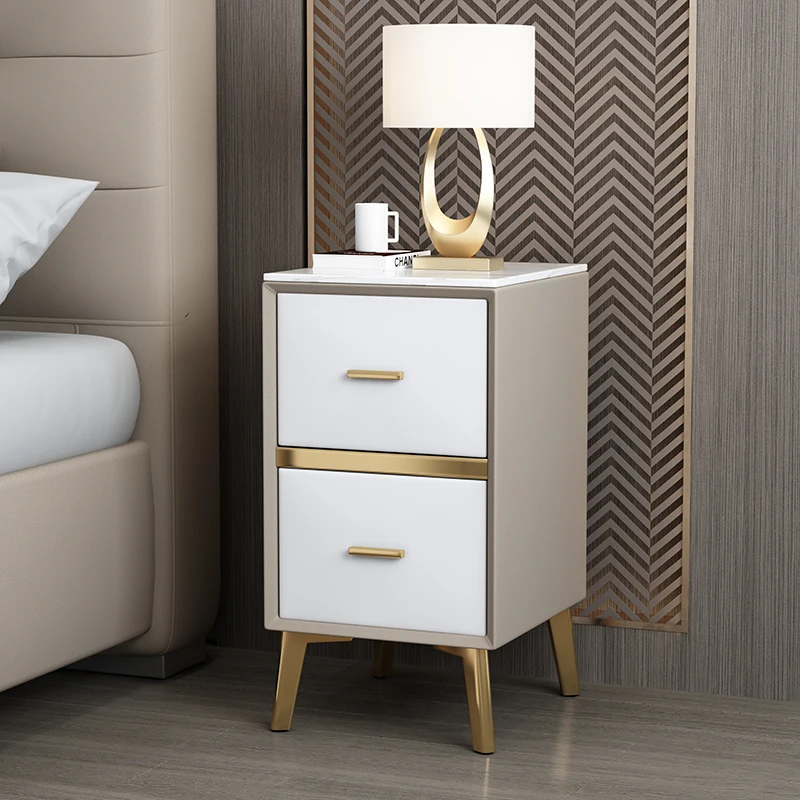 

White Bedside Table Drawers Bedroom Closets Small Luxury Nightstand Organizer Modern Console Armarios De Dormitorio Furniture