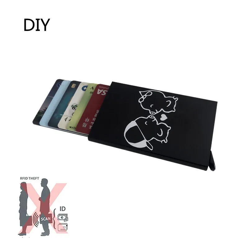 Бумажник сделай сам с технологией радиочастотной идентификации металлические