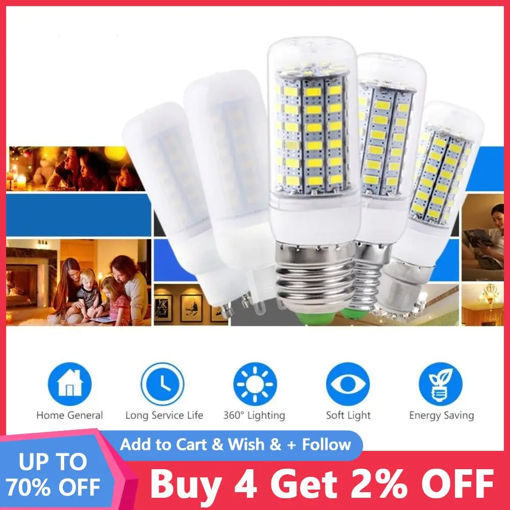 

SMD 5730 Ultra Bright LED Corn E27 GU10 Bulb Lamp 7W 9W 12W 15W 20W Light Warm Cool White Replace Chandelier Halogen Lights